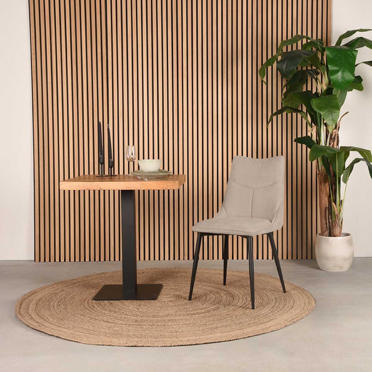 LABEL51 Eetkamerstoel Riv - Stof